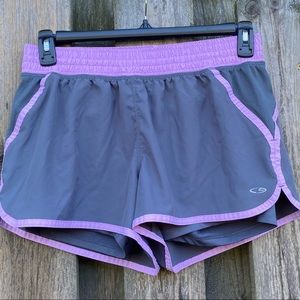 Champion DuoDry+ Running Shorts Athletic Lined moisture wicking Shorts p…